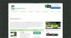 Desktop Screenshot of nano-aquarium.info